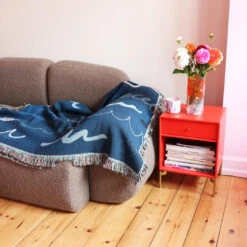 Throw Blanket(Throw Blanket Western Sea) -Arhoj 130913