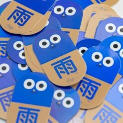 Stickie(Stickies Cat Pill Rain) -Arhoj 2 Pill blue