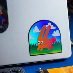 Stickie(Stickies Blue Sparkle Dog) -Arhoj Dummy Stickers 3 16