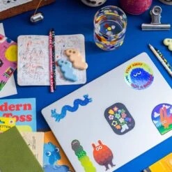 Stickie(Stickies Blue Sparkle Dog) -Arhoj Dummy Stickers 5 16