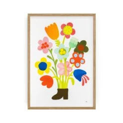 Riso Works(Riso Works Boot Vase)