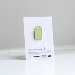 Metal Pin: Series #3(Metal Pin Series 3 Glowing Ghost Light) -Arhoj Glow in the dark pin 3