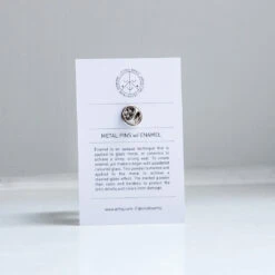 Metal Pin: Series #3(Metal Pin Series 3 Glowing Ghost Light) -Arhoj Glow in the dark pin 4