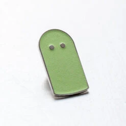 Metal Pin: Series #3(Metal Pin Series 3 Glowing Ghost Light) -Arhoj Glow in the dark pin 6