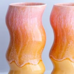 Hana Vase - Large(Hana Vase Large Wave Mandarin) -Arhoj Hana 28