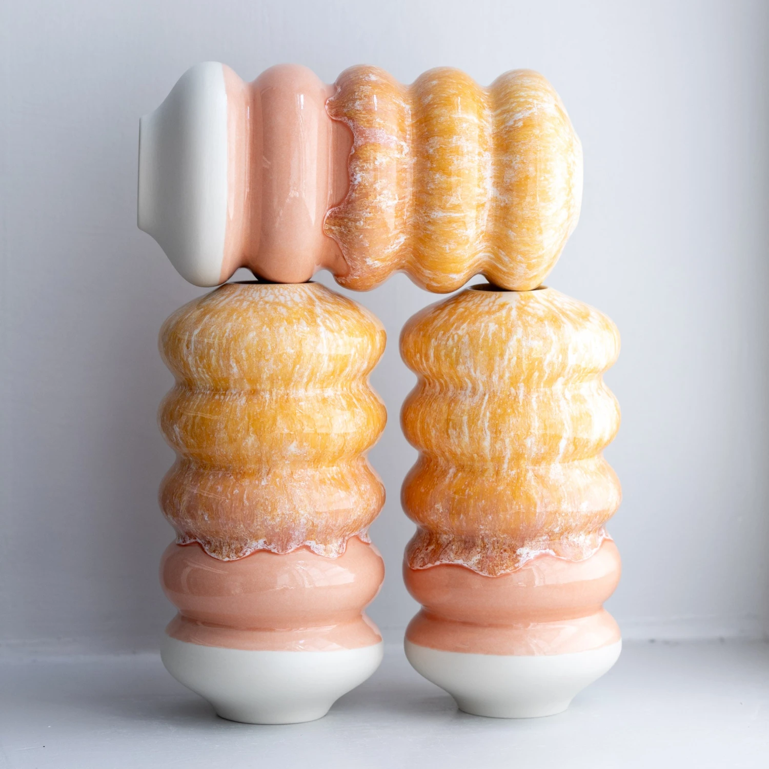 Hana Vase - Large(Hana Vase Large Kiku Sunset) 2 Hana Vase - Large(Hana Vase Large Kiku Sunset) - Image 2