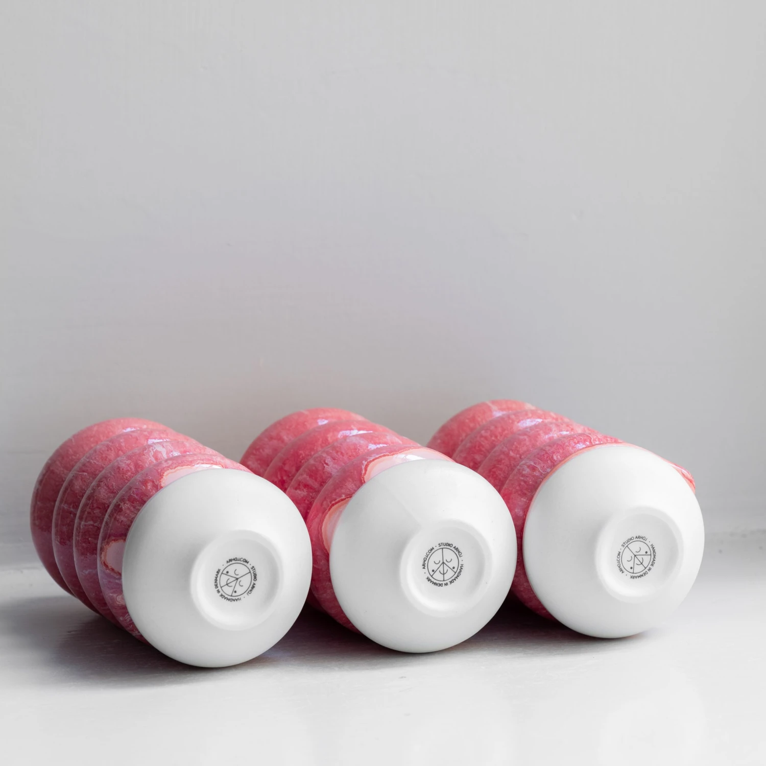 Hana Vase - Small(Hana Vase Small Kiku Red Raspberry Sherbert) 5 Hana Vase - Small(Hana Vase Small Kiku Red Raspberry Sherbert) - Image 5