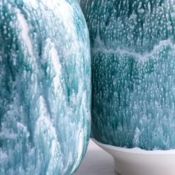 Hana Vase - Large(Hana Vase Large) -Arhoj Hana New Plum Big Andromeda Green3