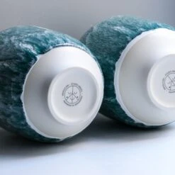 Hana Vase - Large(Hana Vase Large) -Arhoj Hana New Plum Big Andromeda Green5