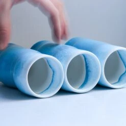 Hana Vase - Small(Hana Vase Small 6) 12 Hana Vase - Small(Hana Vase Small 6) -Arhoj Hana New Wave Small Blue Sea3