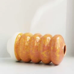 Hana Vase - Large(Hana Vase Large Kiku Matte Black) -Arhoj KikuLarge tropicana 4