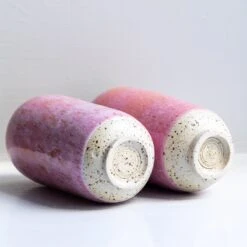 Mini Yuki Vase(Mini Yuki Vase Cream Cerise) -Arhoj Mini Yuki Vases 16 Cream Cerise