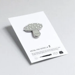 Metal Pin: Series #3(Metal Pin Series 3 Glow Shroom) -Arhoj Mushroom glow pin 3