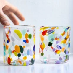 Confetti Glass(Confetti Glass Gumball) -Arhoj New Bonkers Glass4