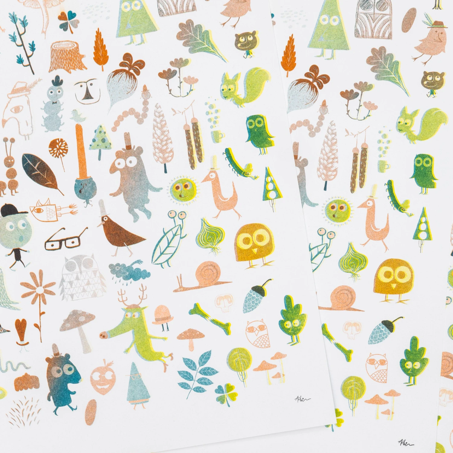 Riso Works(Riso Works Autumn Picnic) 2 Riso Works(Riso Works Autumn Picnic) - Image 2