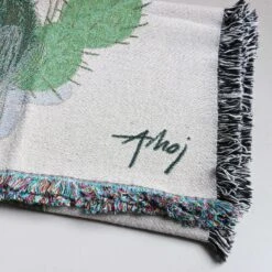 Throw Blanket(Cthrow Blanket Cactus) -Arhoj blanket cactus 1