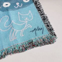 Throw Blanket(Throw Blanket Cats) -Arhoj blanket cats 1