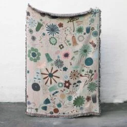 Throw Blanket(Throw Blanket Night Forest) 9 Throw Blanket(Throw Blanket Night Forest) -Arhoj blanket flowers 3