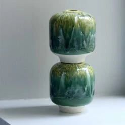 Hana Vase - Large(Hana Vase Large Ume Banana Leaf) -Arhoj hanavase2 36 4