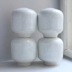 Hana Vase - Large(Hana Vase Large Ume Sea Foam) -Arhoj hanavase 33 2