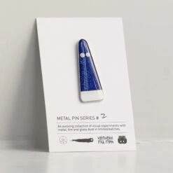 Metal Pin: Series #2(Metal Pin Series 2 Ultramarine Glitter Ghost) -Arhoj pin blueghost 2 1dfdd069 a42d 48bb 9dae a02d59dffe17