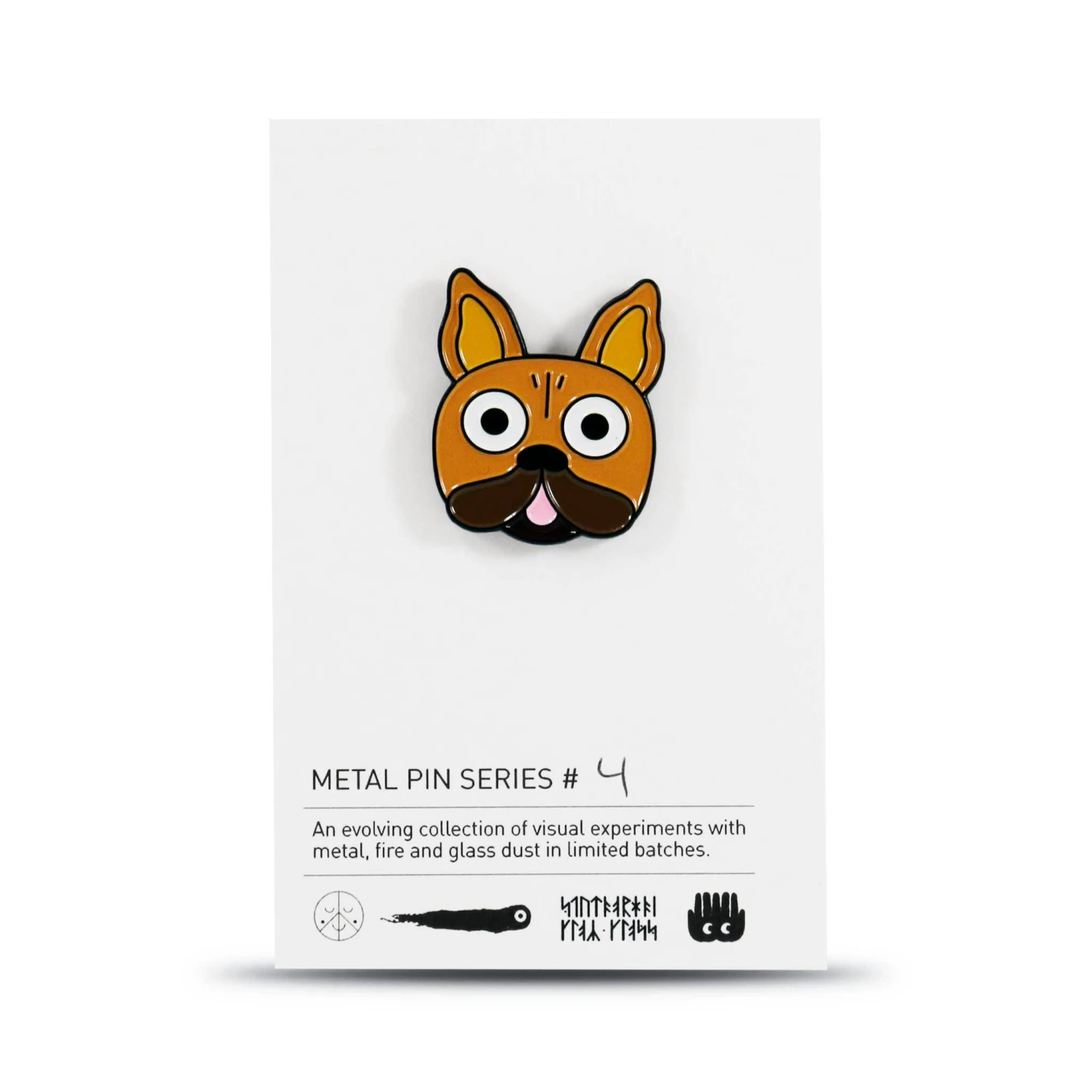 Metal Pin: Series #4(Metal Pin Series 4 Frenchie) 1 Metal Pin: Series #4(Metal Pin Series 4 Frenchie)