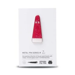 Metal Pin: Series #2(Metal Pin Series 2 Cherry Glitter Ghost)