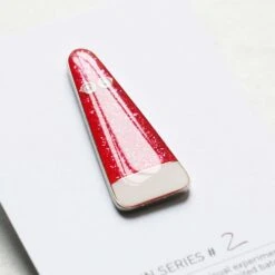 Metal Pin: Series #2(Metal Pin Series 2 Cherry Glitter Ghost) -Arhoj pin magenta 3