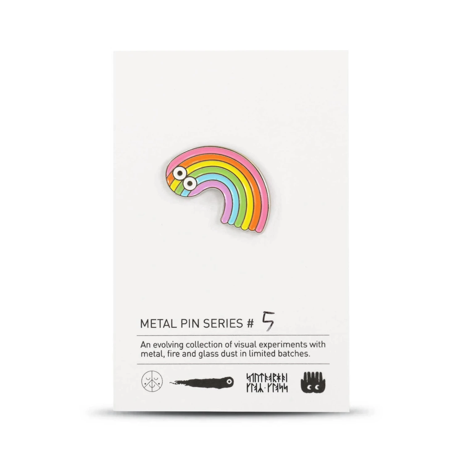 Metal Pin: Series #5(Metal Pin Series 5 Flying Rainbow) 1 Metal Pin: Series #5(Metal Pin Series 5 Flying Rainbow)