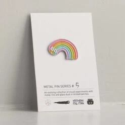 Metal Pin: Series #5(Metal Pin Series 5 Flying Rainbow) 6 Metal Pin: Series #5(Metal Pin Series 5 Flying Rainbow) -Arhoj pin rainbow 2