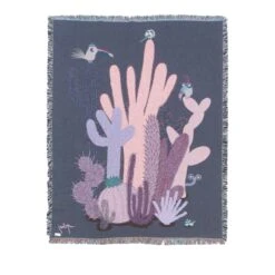 Throw Blanket(Cthrow Blanket Cactus) -Arhoj throw cactus2