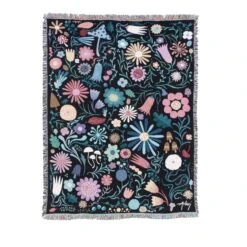 Throw Blanket(Throw Blanket Night Forest)