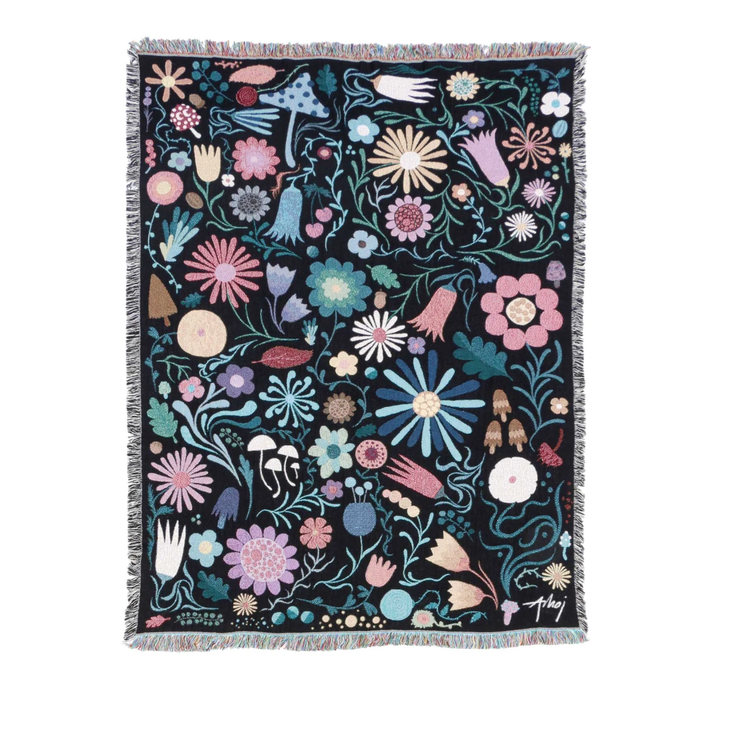 Throw Blanket(Throw Blanket Night Forest) 1 Throw Blanket(Throw Blanket Night Forest)