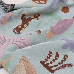 Throw Blanket(Throw Blanket Fungi) -Arhoj throw fungi4 b0fd228b 94c9 4c3e 9475 5aff021afb64